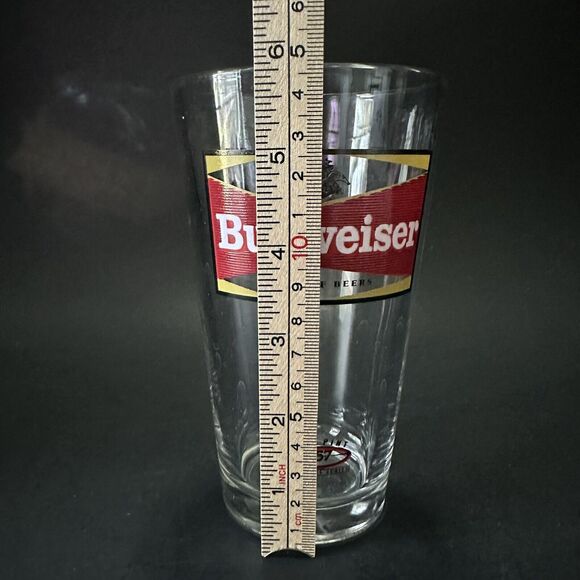 Vintage Budweiser King of Beers Bud Retro 1957 Libbey Glass Tumbler Pint Stein - Picture 10 of 12